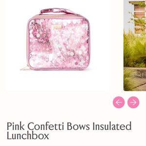 Packed Party Pink Sequin Confetti Lunchbox